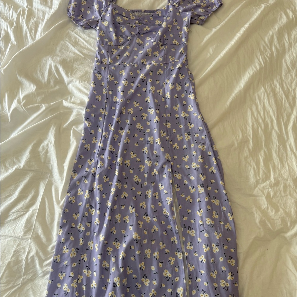 Floral Purple Dress